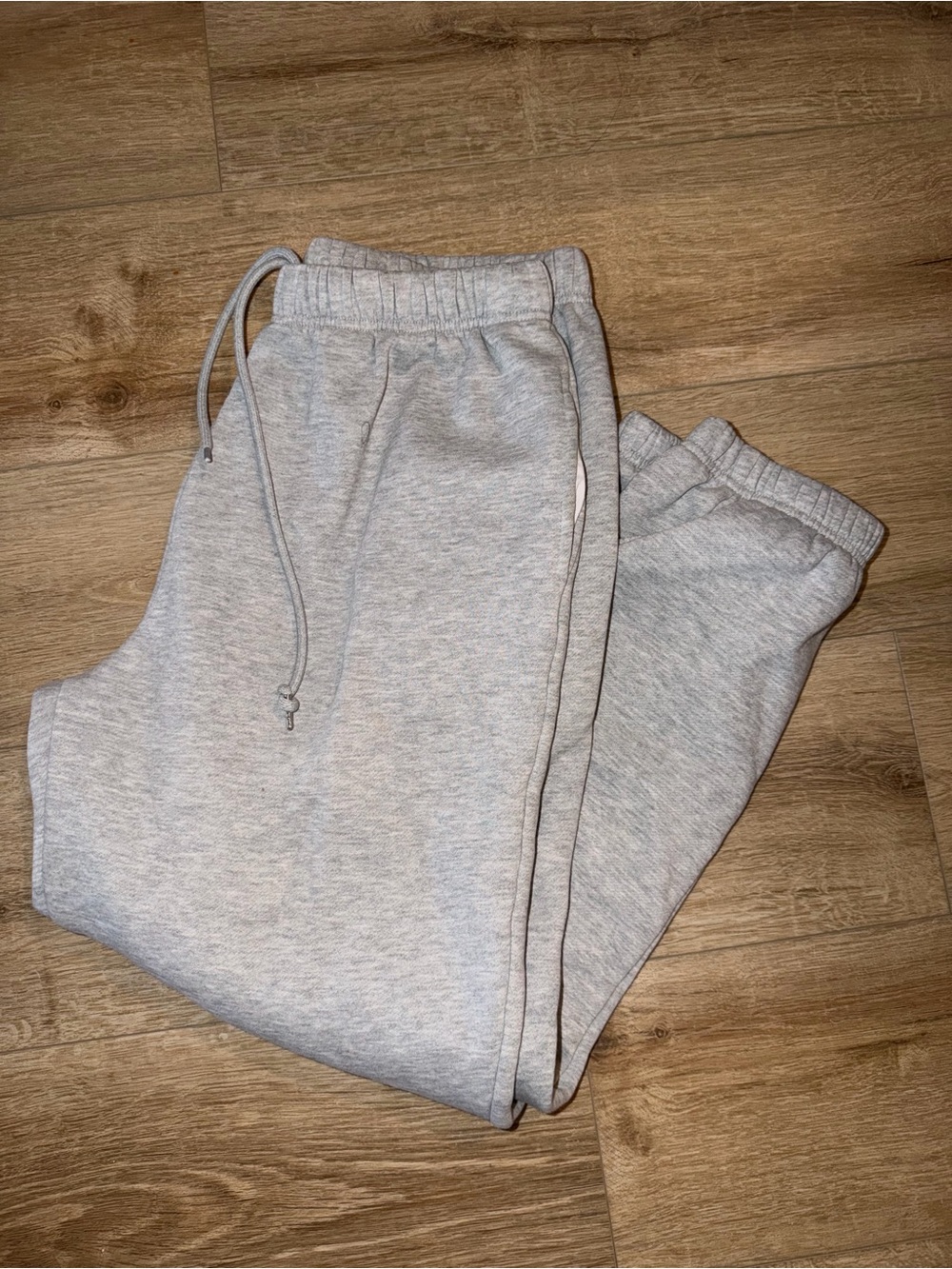 Grey sweatpants
